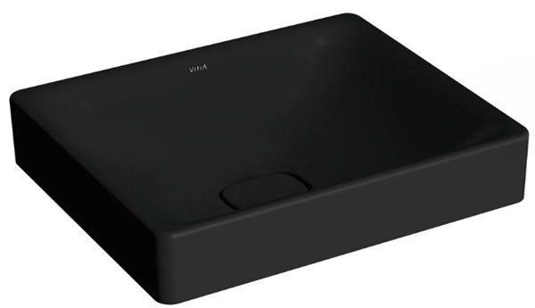 Vitra 7534B083-1398 Metropole Dikdörtgen Çanak Lavabo 50 cm M.Siyah