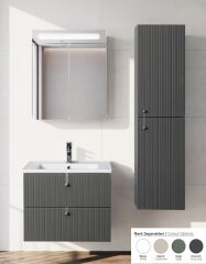 Lineart Verti 65cm Lavabo Dolabı + Dolaplı Ayna
