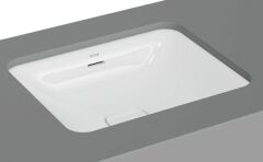 VitrA 7534B003-1082 Metropole Dikdörtgen Tezgah Altı Lavabo,50 cm, Beyaz
