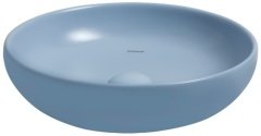 Smanni Nunki Çanak Lavabo Tezgah Üstü 45 cm  Mat Arktik Mavi