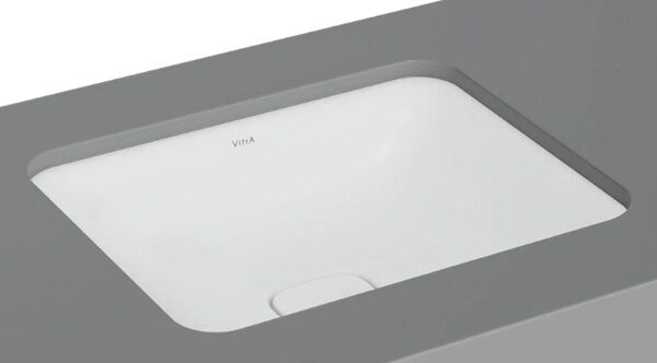 VitrA 7534B001-1083 Metropole Dikdörtgen Tezgah Altı Lavabo,50 cm,M.Beyaz