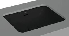 VitrA 7534B083-1082 Metropole Dikdörtgen Tezgah Altı Lavabo,50 cm,M.Siyah