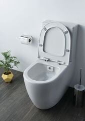 Vitra 5987b003-0092+5639b Sento Rim-ex Klozet + Rezervuar Parlak Beyaz