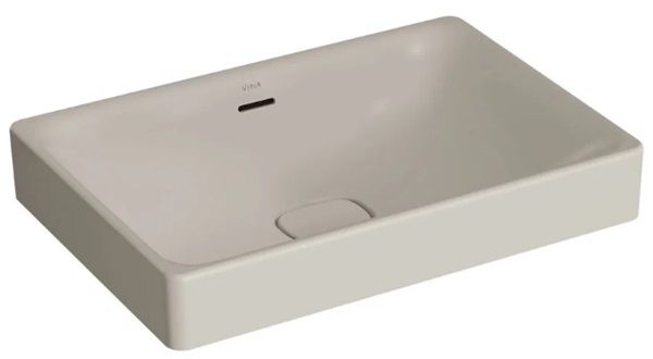 Vitra 7535B020-0673 Metropole Dikdörtgen Çanak Lavabo 60 cm M.Bej