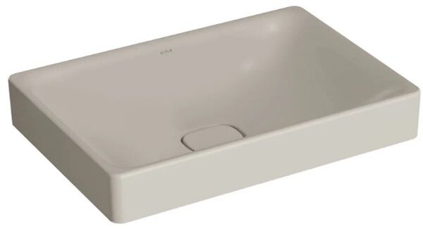 Vitra 7535B020-1398 Metropole Dikdörtgen Çanak Lavabo 60 cm M.Bej