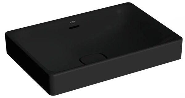 Vitra 7535B083-0673 Metropole Dikdörtgen Çanak Lavabo 60 cm M.Siyah