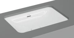 VitrA 7535B003-1082 Metropole Dikdörtgen Tezgah Altı Lavabo,60 cm, Beyaz
