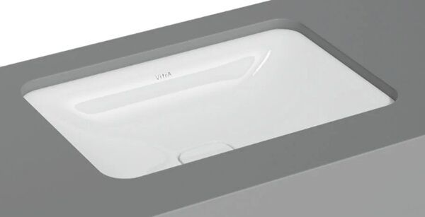 VitrA 7535B003-1083 Metropole Dikdörtgen Tezgah Altı Lavabo,60 cm, Beyaz
