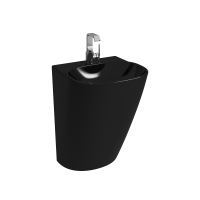 VitrA 5798B470-0001 Frame Yarım Monoblok Lavabo Siyah