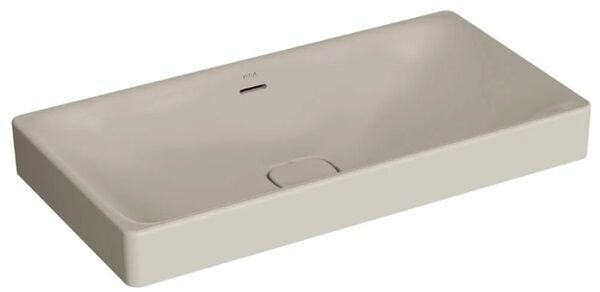 Vitra 7536B020-0673 Metropole Dikdörtgen Çanak Lavabo 80 cm M.Bej