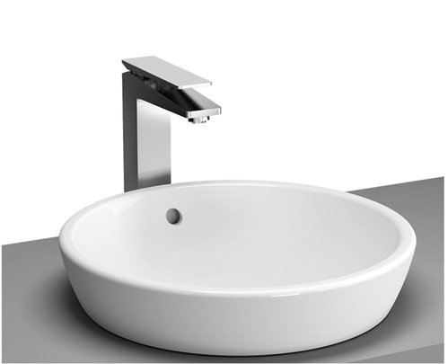 VitrA 5940B003-0012 Metropole Tezgah Üstü Çanak Lavabo 45 cm Parlak Beyaz