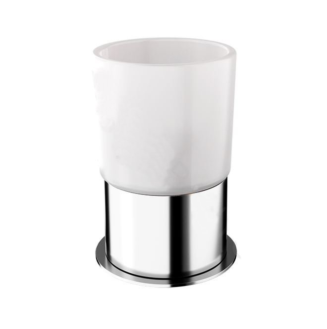 Dekor Banyo SS304 Tezgah Üstü Diş Fırçalık Krom