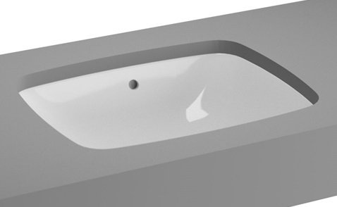 VitrA 5667B003-1082 Metropole Tezgah Altı Lavabo 47 cm Parlak Beyaz