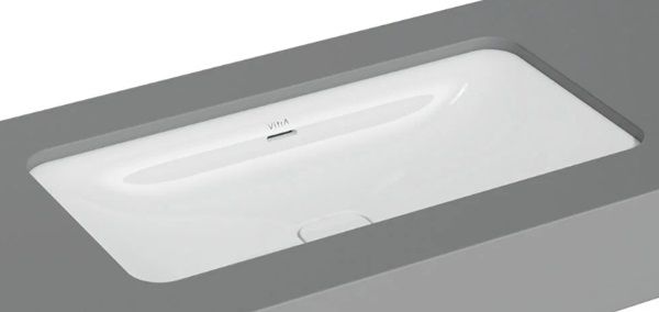 VitrA 7536B003-1082 Metropole Dikdörtgen Tezgah Altı Lavabo,80 cm, Beyaz
