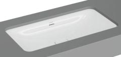 VitrA 7536B003-1082 Metropole Dikdörtgen Tezgah Altı Lavabo,80 cm, Beyaz