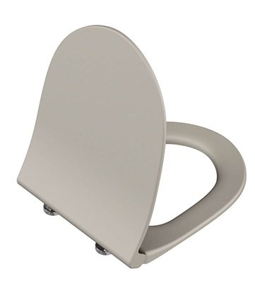 Vitra 120-420-009 Sento Klozet Kapağı Mat Bej Slim Yavaş Kapanır
