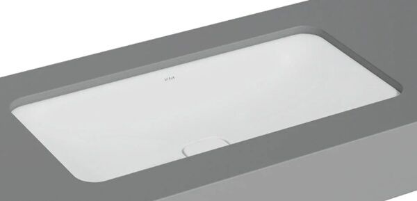 VitrA 7536B001-1083 Metropole Dikdörtgen Tezgah Altı Lavabo,80 cm, M.Beyaz
