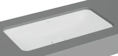 VitrA 7536B001-1083 Metropole Dikdörtgen Tezgah Altı Lavabo,80 cm, M.Beyaz