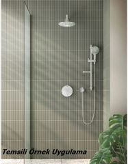 Artema Aquaheat  A49293 Ankastre Termostatik Duş Seti, Krom