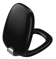 Vitra 126-483-009 Plural Klozet Kapağı Mat Siyah Yavaş Kapanır