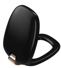 Vitra 126-483-029 Plural Klozet Kapağı Mat Siyah Bakır Menteşe Yavaş Kapanır