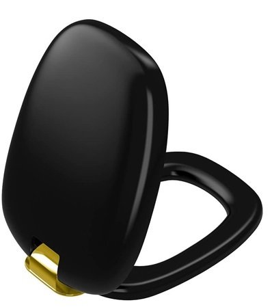 Vitra 126-483-019 Plural Klozet Kapağı Mat Siyah Altın Menteşe Yavaş Kapanır
