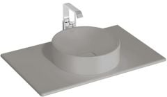 Vitra 7546B076-1826 Metropole  Seramik Tezgah 80 Cm,M.Taş Gri