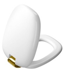 Vitra 126-401-019 Plural Klozet Kapağı Mat Beyaz Altın Menteşe Yavaş Kapanır