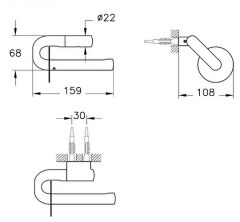 VitrA A4432339 Eternity Tuvalet Kağıtlığı, Siyah