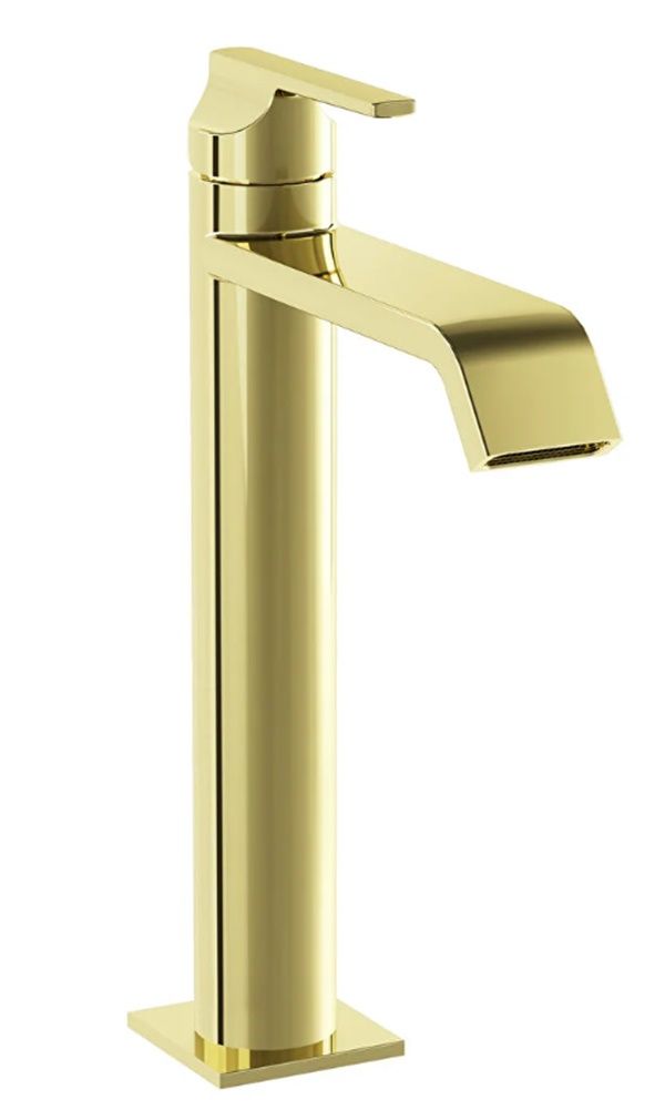 Vitra A4281474 Suit Çanak Lavabo Bataryası Soft Altın