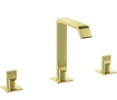 VitrA Suit A4278474 Ankastre lavabo bataryası (3 Delikli) Soft Altın