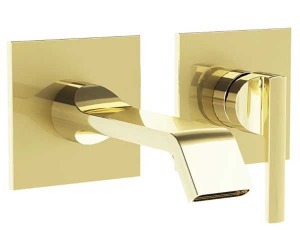 Vitra A4278274 Suit Ankastre Lavabo Bataryası (Sıva Üstü Grubu) Soft Altın