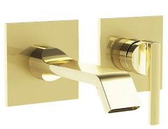 Vitra A4278274 Suit Ankastre Lavabo Bataryası (Sıva Üstü Grubu) Soft Altın