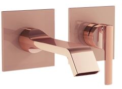 Vitra A4278229 Suit Ankastre Lavabo Bataryası (Sıva Üstü Grubu) Soft Bakır