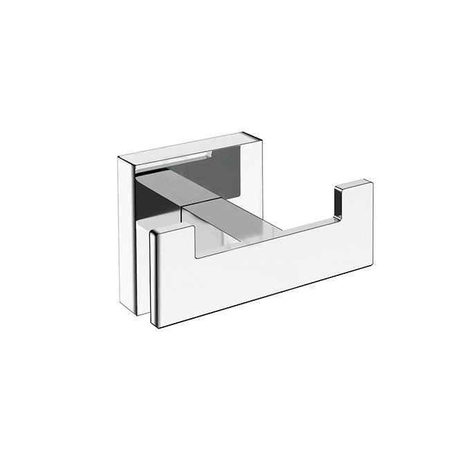 Dekor Banyo Corner Lux İkili Askı Krom