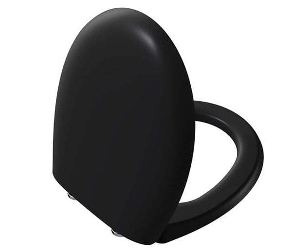 Vitra 106-483R009 Memoria Klozet Kapağı Mat Siyah Yavaş Kapanır