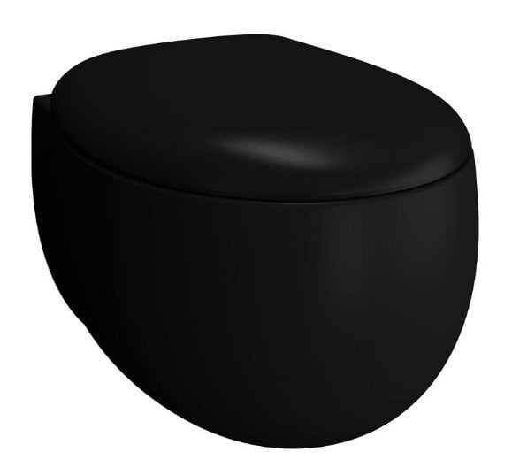 VitrA 5885B483-0559 Memoria Asma Klozet Mat Siyah Rimex (Kanalsız)