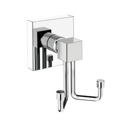 Dekor Banyo Corner İkili Askı Krom