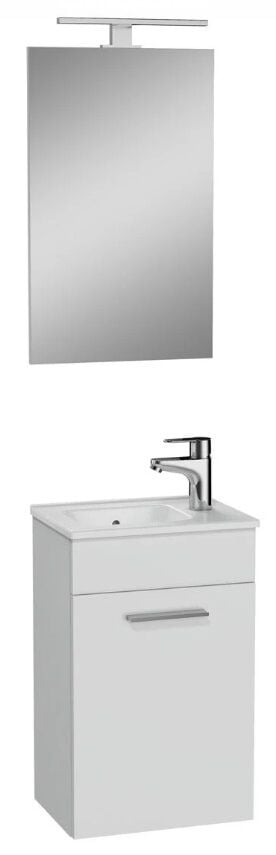 Vitra Mia 75022 Banyo Dolabı Seti 40Cm,Kapaklı P.Beyaz