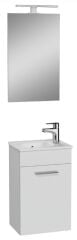 Vitra Mia 75022 Banyo Dolabı Seti 40Cm,Kapaklı P.Beyaz