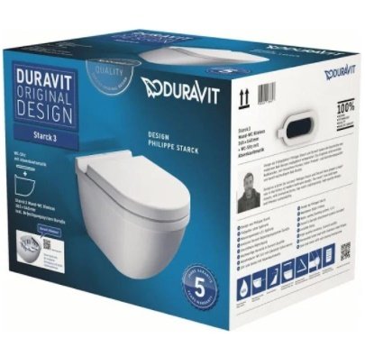 Duravit Starck 3 Rimless® Asma Klozet Seti