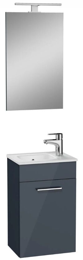 Vitra Mia 75065 Banyo Dolabı Seti 40Cm,Kapaklı P.Antrasit