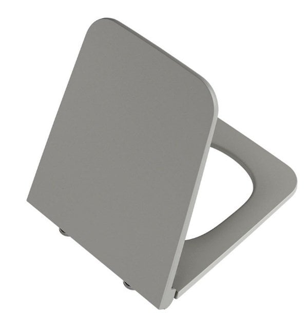 Vitra 119-476-009 Equal Klozet Kapağı Mat Taş Gri Yavaş Kapanır