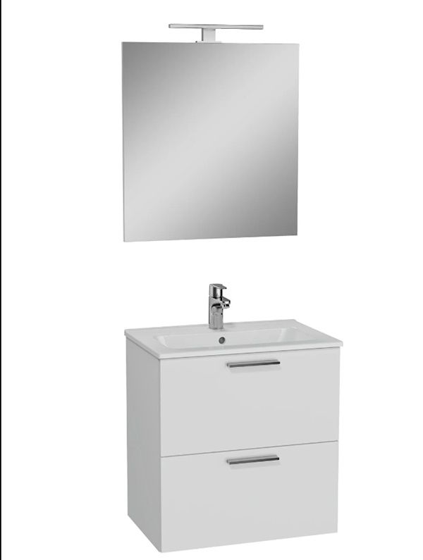 Vitra Mia 75021 Banyo Dolabı Seti 60Cm,Çekmeceli P.Beyaz