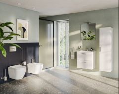 Vitra Mia 75021 Banyo Dolabı Seti 60Cm,Çekmeceli P.Beyaz