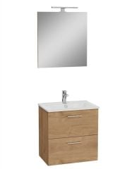 Vitra Mia 67092 Banyo Dolabı Seti 60Cm,Çekmeceli Altın Meşe