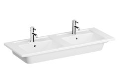 Vitra Root Classic 68939 Lavabo Dolabı, Dört Çekmeceli, 120 Cm, Mat Beyaz, Köşeli Lavabolu