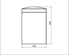 Dekor Banyo SS430 Yanmaz Çöp Kovası 4 Lt.