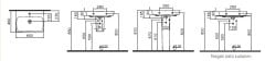 VitrA 5662B003-0973 Metropole Tezgah Üstü Lavabo 60 cm Parlak Beyaz