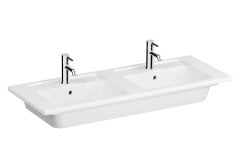 Vitra Root Classic 68945 Lavabo Dolabı, Dört Çekmeceli, 120 Cm, Mat Retro Yeşil, Köşeli Lavabolu